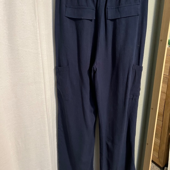 Women’s Linen blend cargo pull on pants size small - Picture 4 of 4